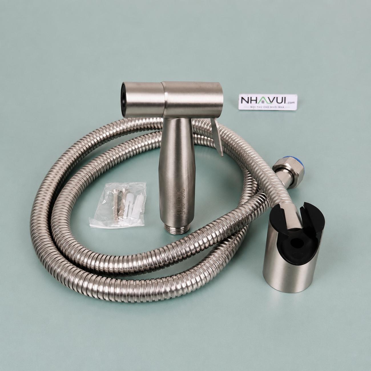Bộ vòi xịt vệ sinh inox 304 Luco VXI304